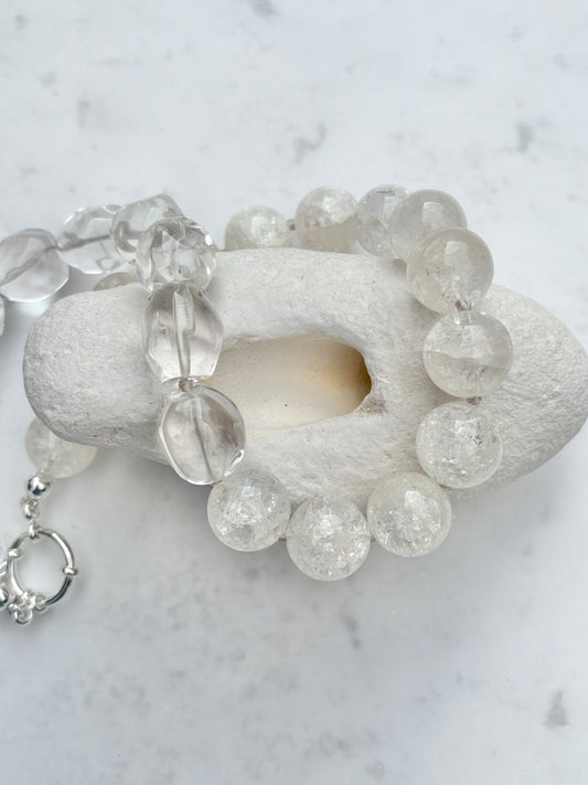 Cracked Pebble Bold Necklace - One Of A Kind