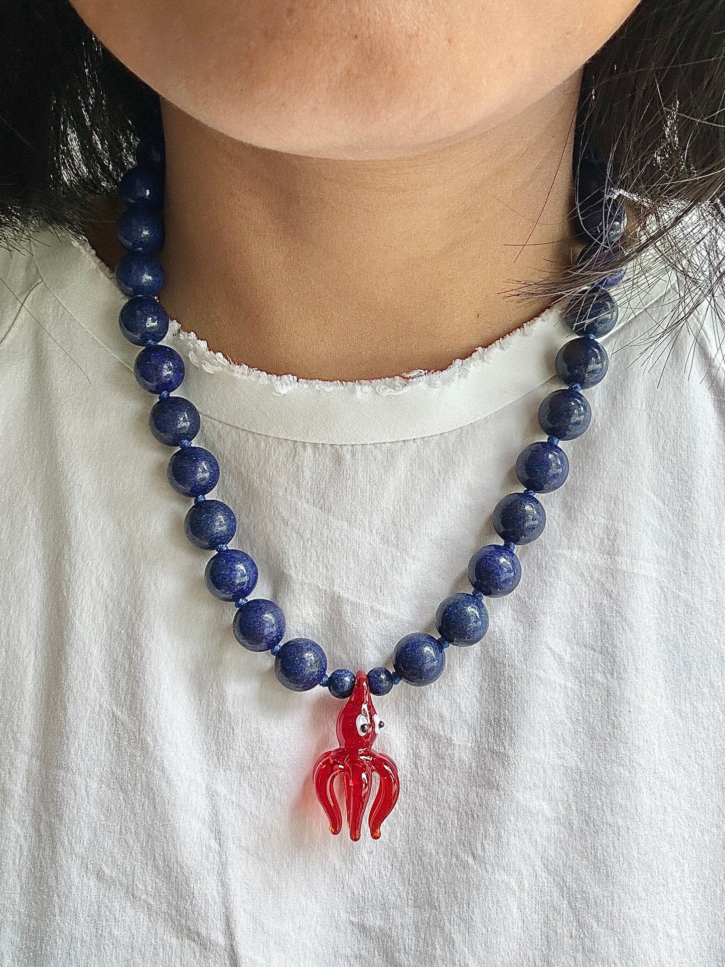 Octogem Coral Necklace