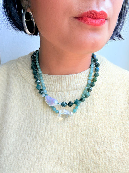 Pebble Pop Burmese Jade Necklace - Limited
