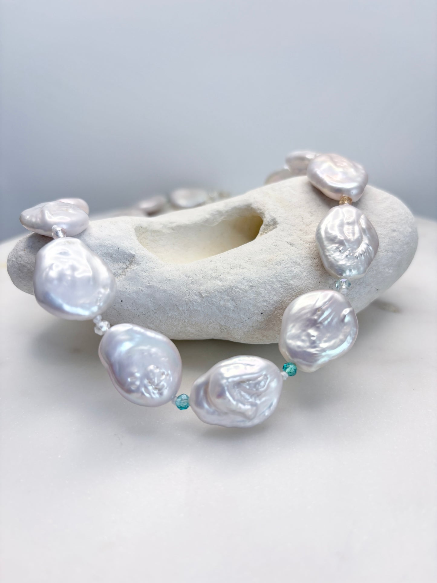 Rainbow Droplet Necklace