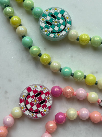 Spring Smiley Phone Chain - One Of A Kind