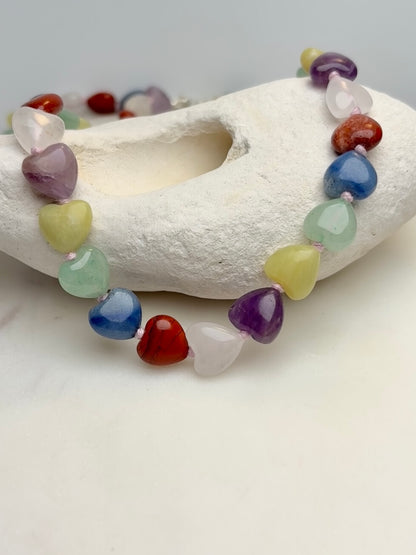 Heart Confetti Necklace