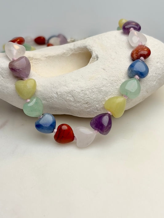 Heart Confetti Necklace