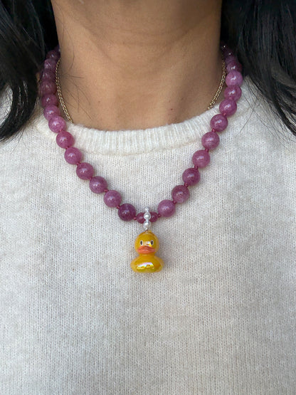 Quack Quack Joy Berry Necklace