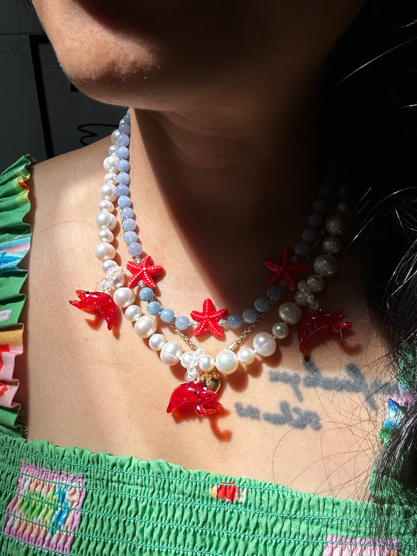 Trio Gambas Necklace