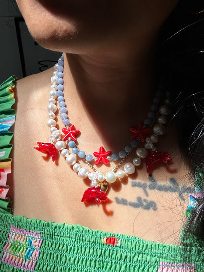 Trio Gambas Necklace