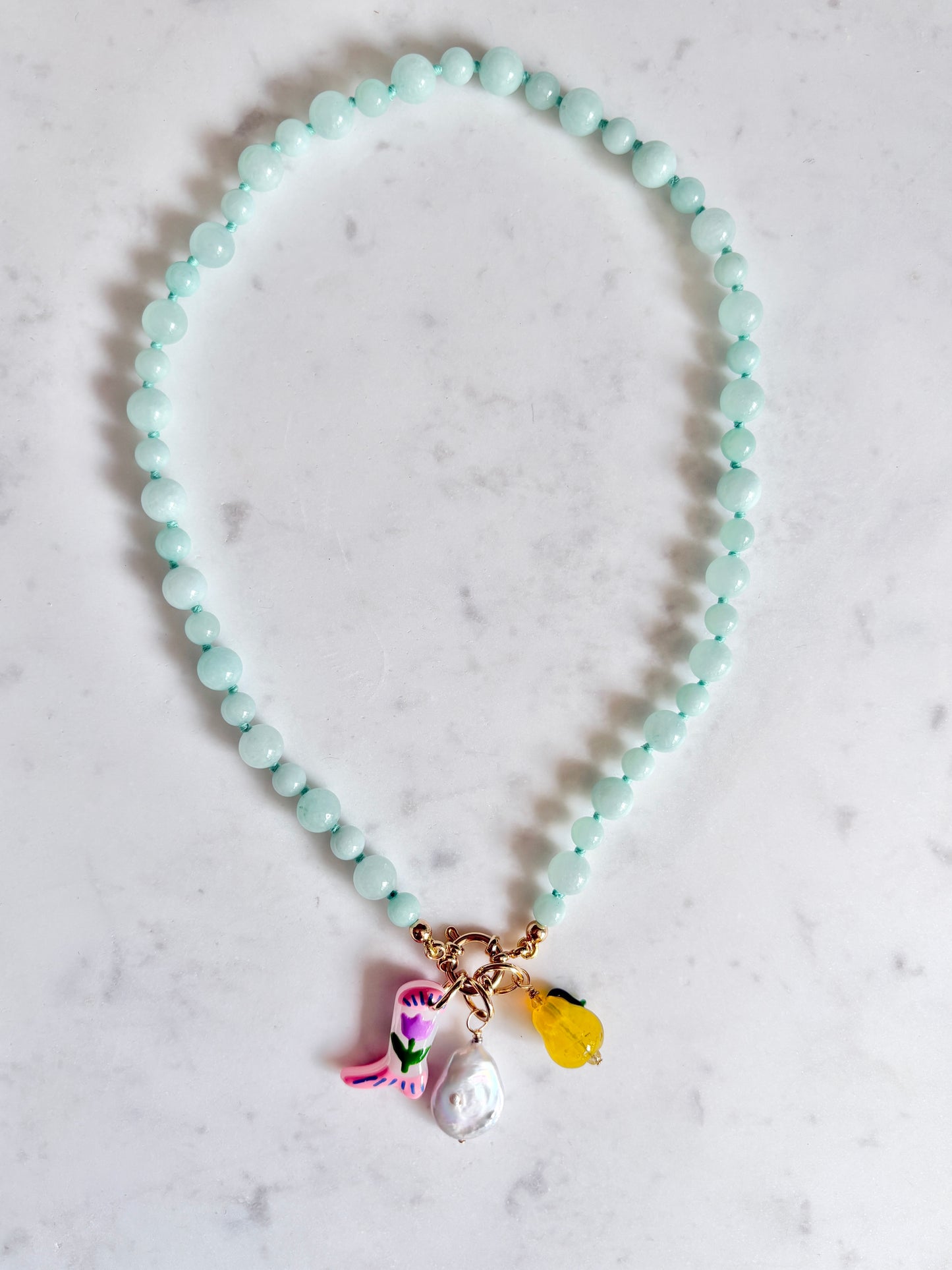 Bootiful Pear Bites Necklace