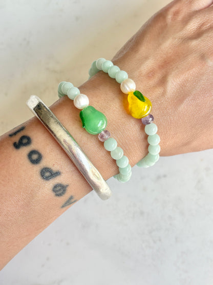 Pear Fruit Loops Bracelet