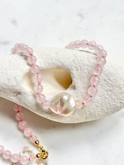 Baroque Embrace Rose Necklace - Limited