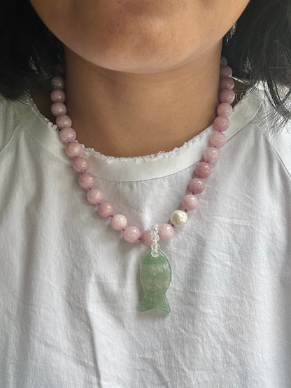 Kunzite O’Clock Necklace