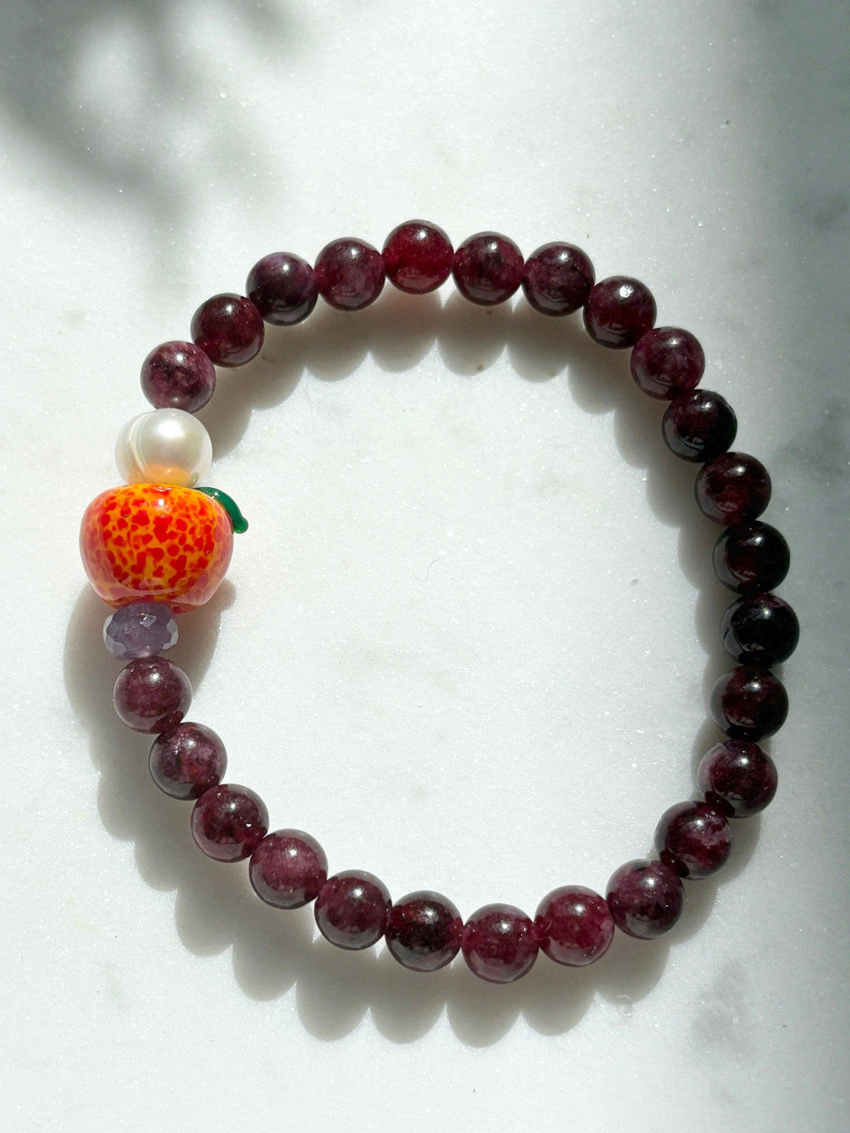 Nectarine Fruit Loops Bracelet