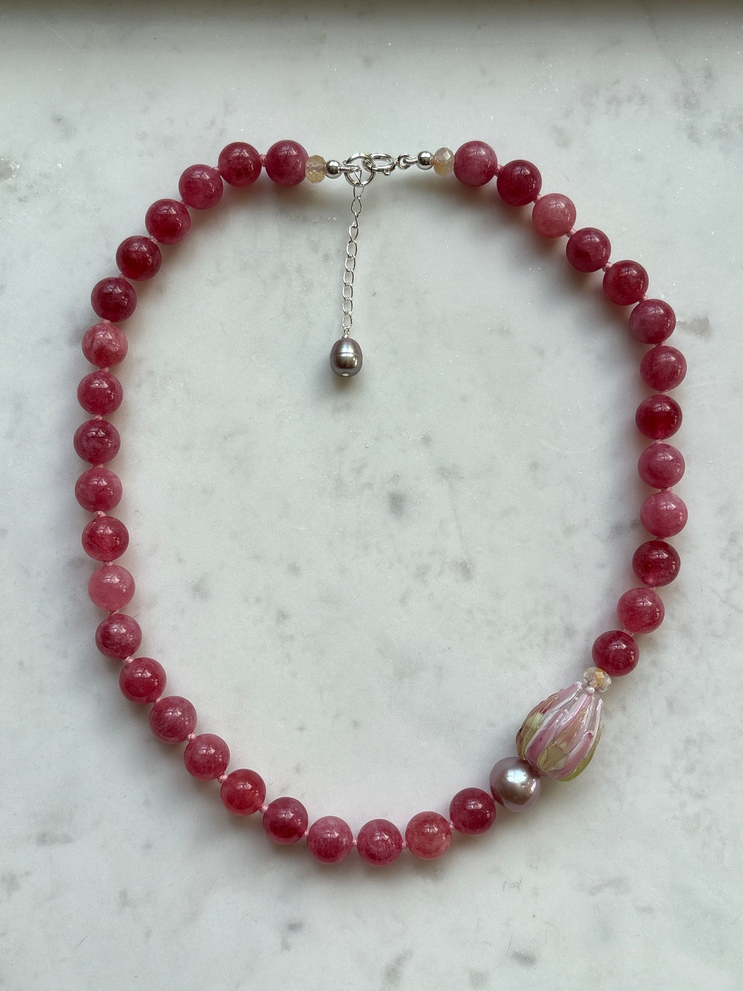 Enchanted Tulip Tourmaline Necklace - Limited