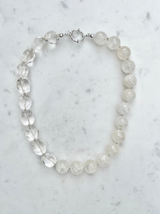 Cracked Pebble Bold Necklace - One Of A Kind