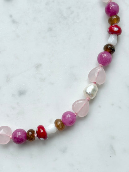 Toadstool Love Necklace