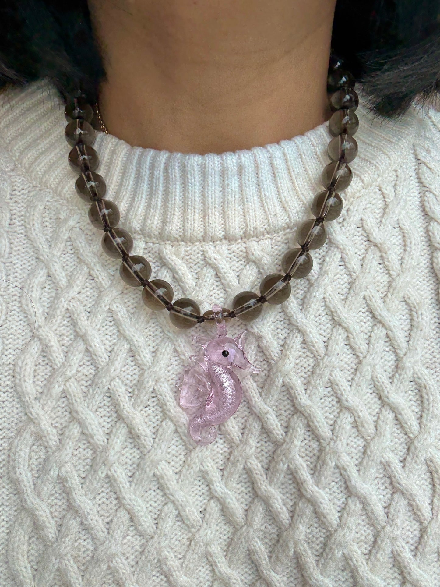 Sassy Sea Stead Smokey Necklace - Limited