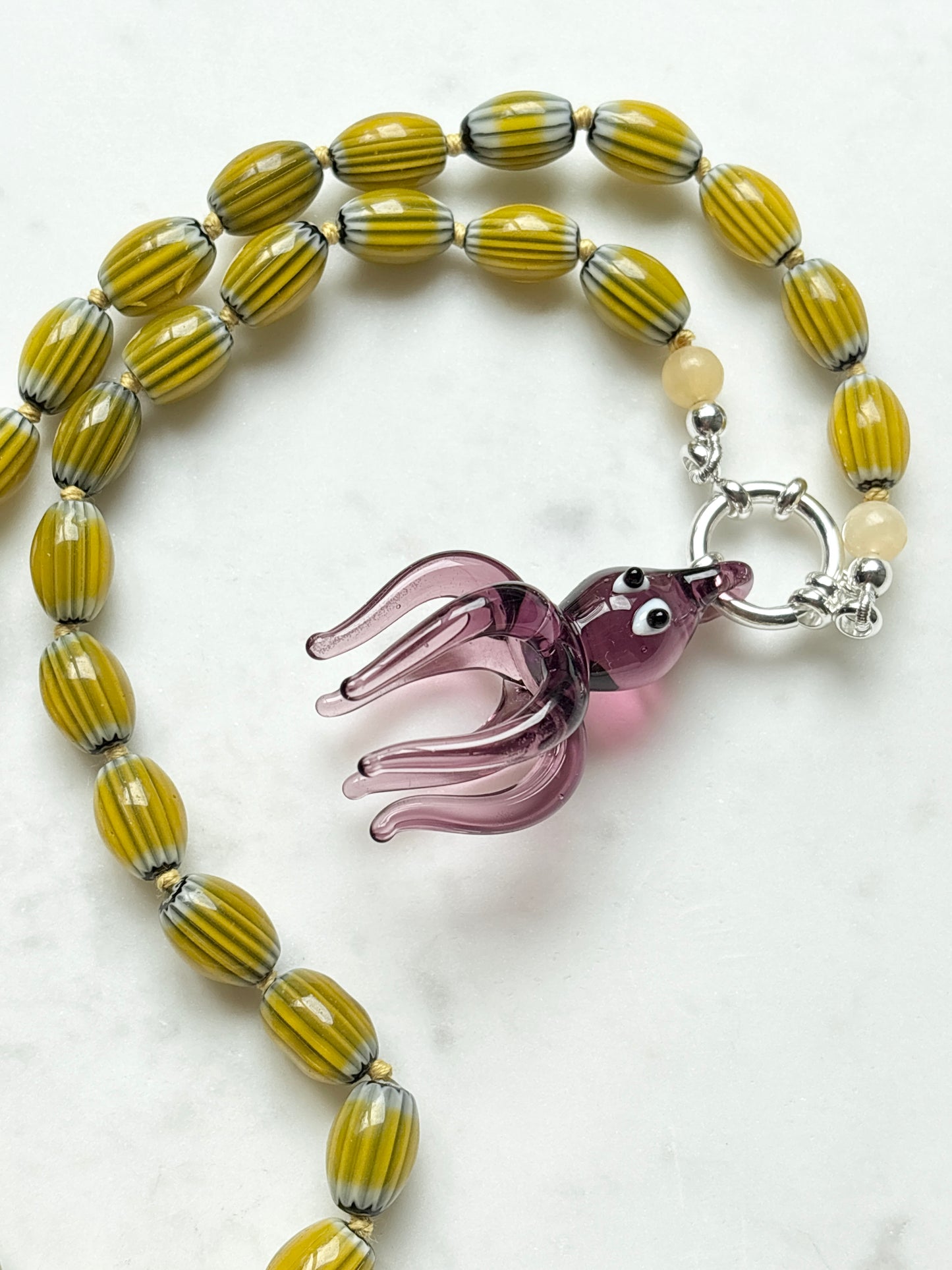 Mustard MF Bold Necklace - Limited