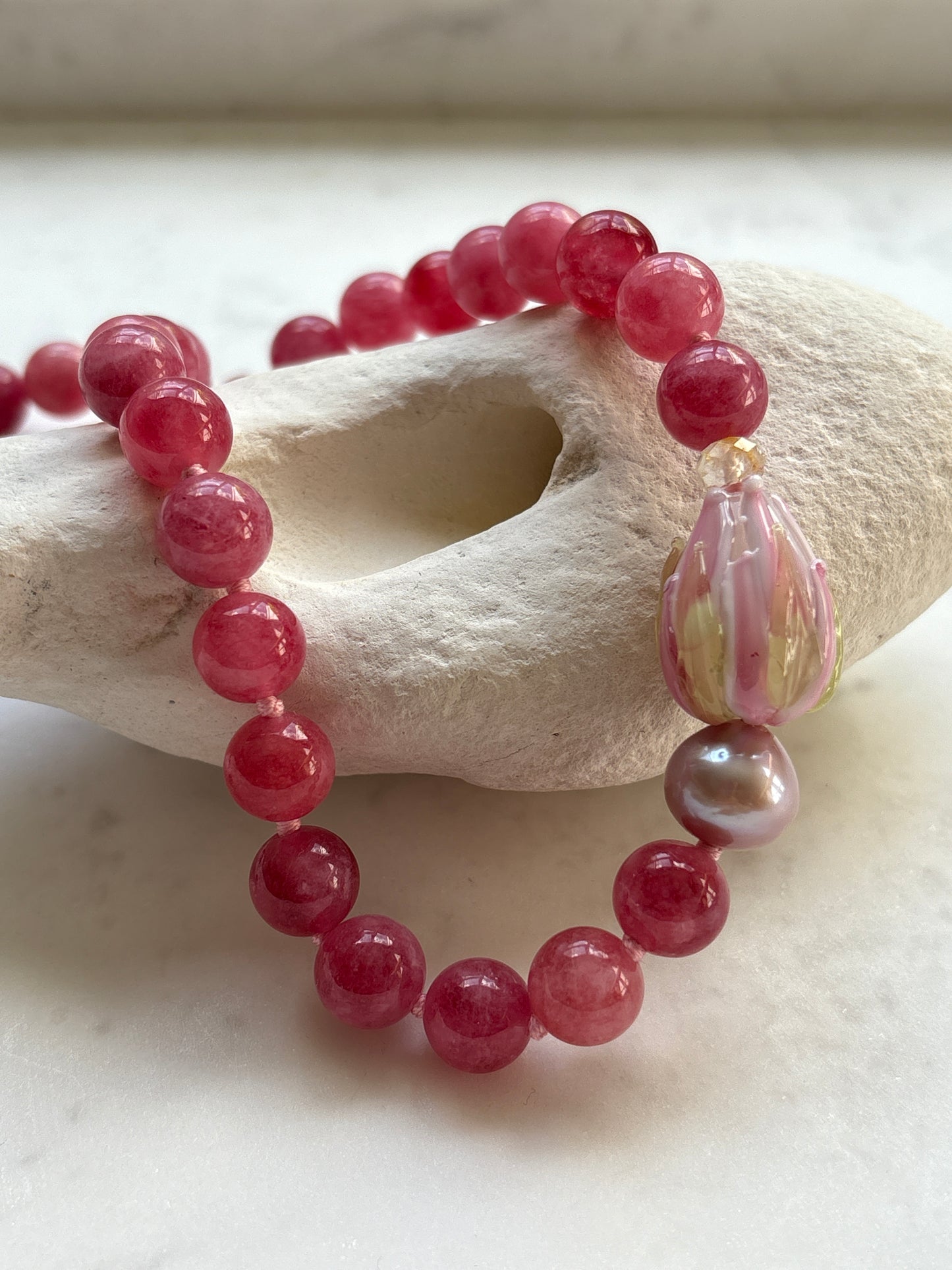 Enchanted Tulip Tourmaline Necklace - Limited