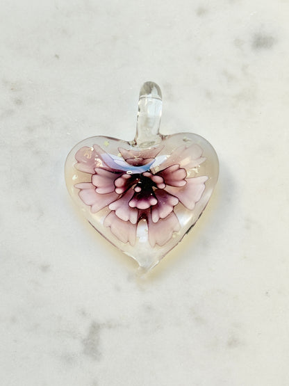 Heart In Bloom Pendant - One Of A Kind