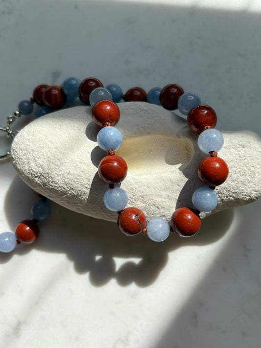 Cool Jasper Spritz Deluxe Necklace - Limited
