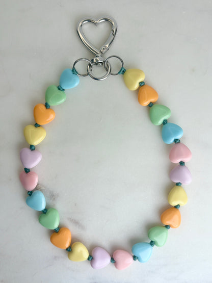 Rainbow Love Phone Chain
