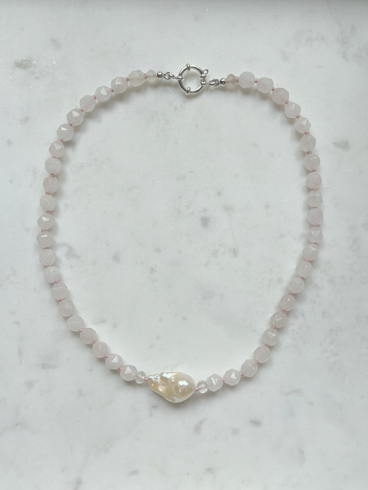 Star Cut Embrace Rose Necklace - Limited