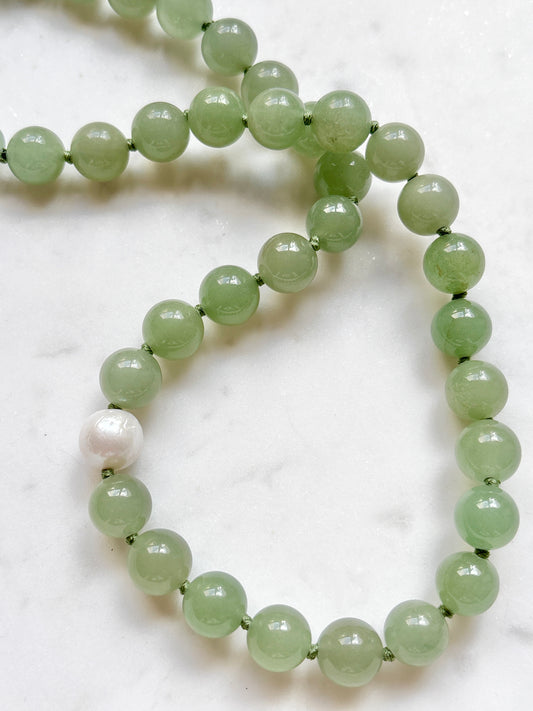 Aventurine O’Clock Necklace