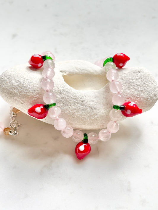 Strawberry Jammin' Necklace