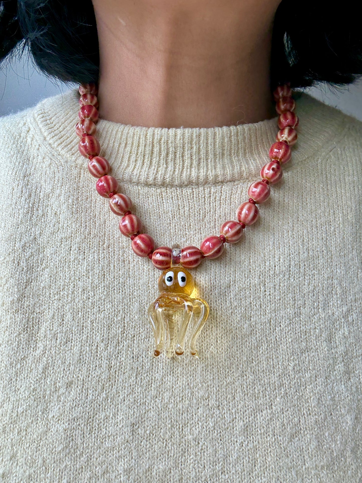 Little Kraken Golden Necklace - Limited