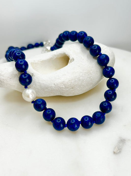 Lapis Lazuli O’Clock Necklace