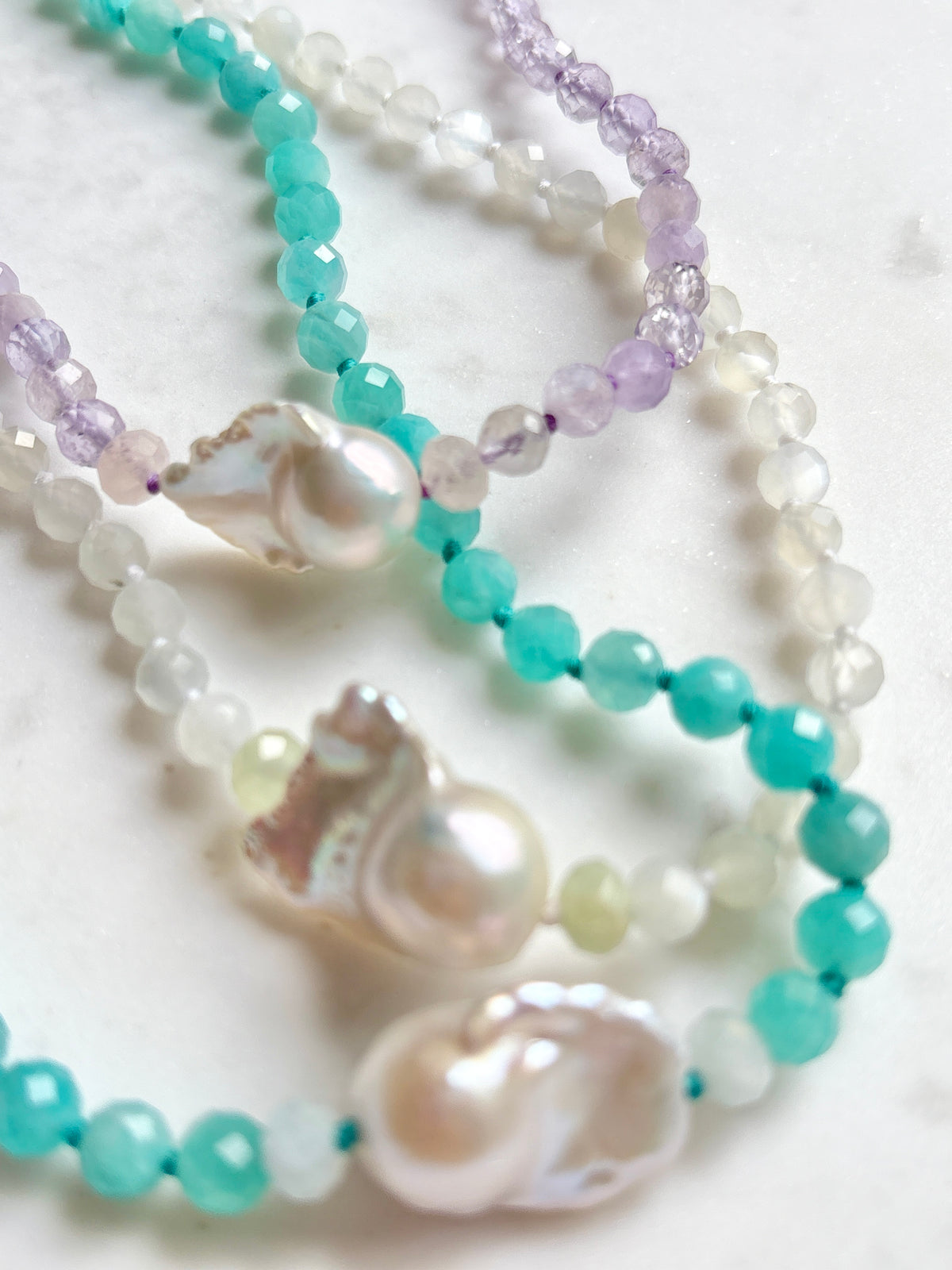 Facets Embrace Lavender Necklace - Limited