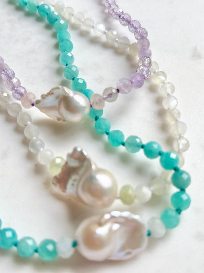 Facets Embrace Lavender Necklace - Limited