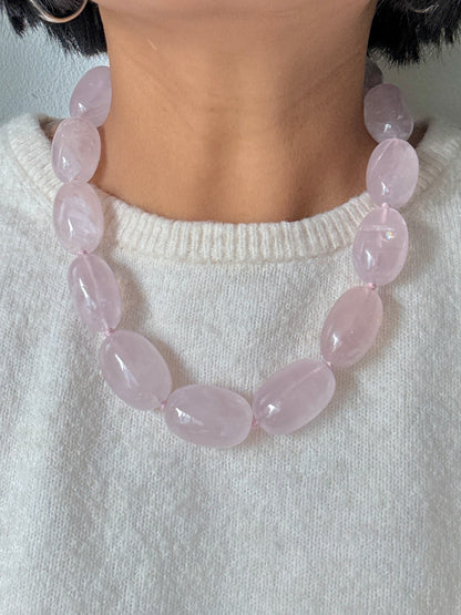 Dreamy Rosé Bold Necklace - One Of A Kind