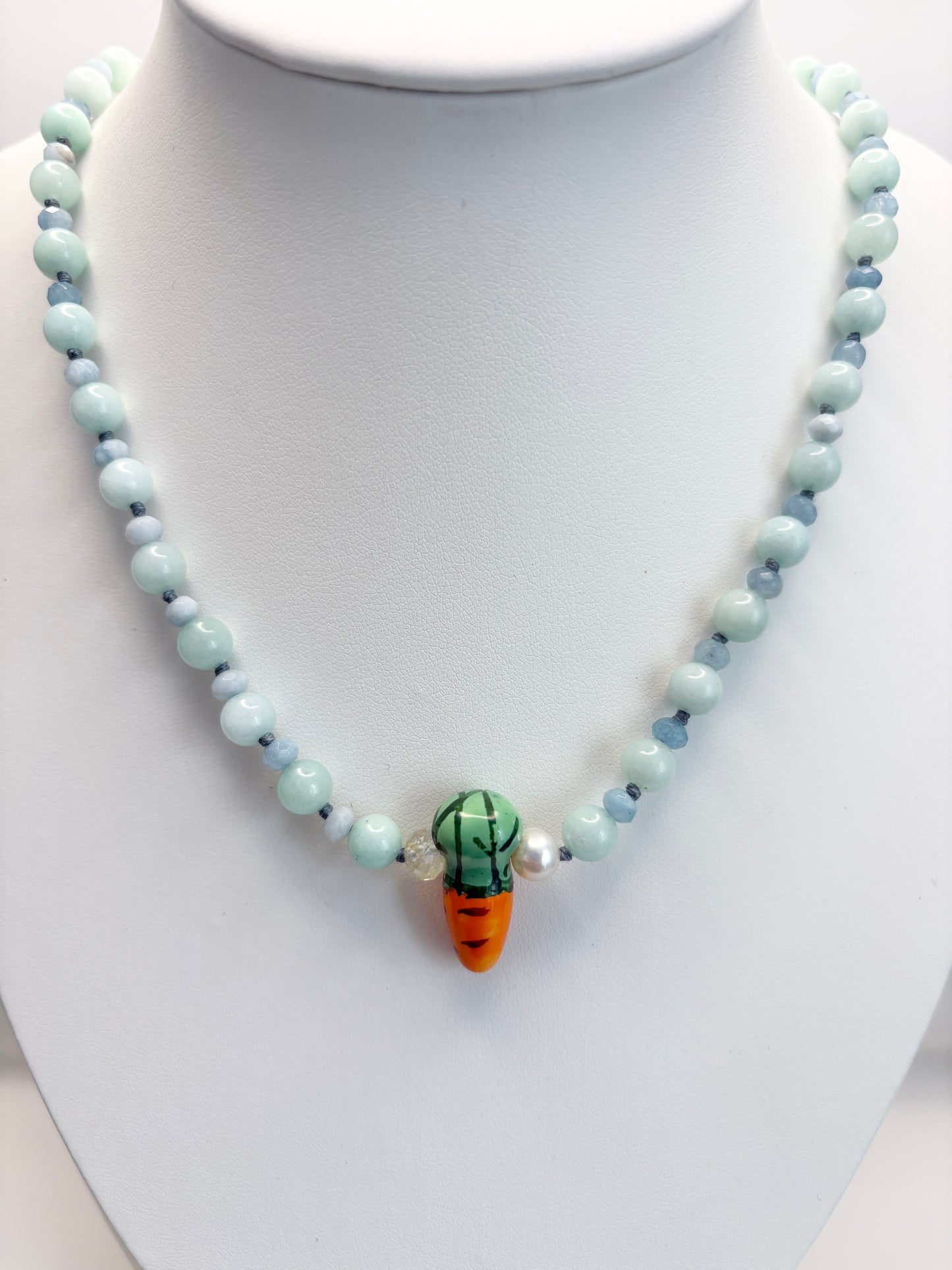 Plucked Carrot  Necklace