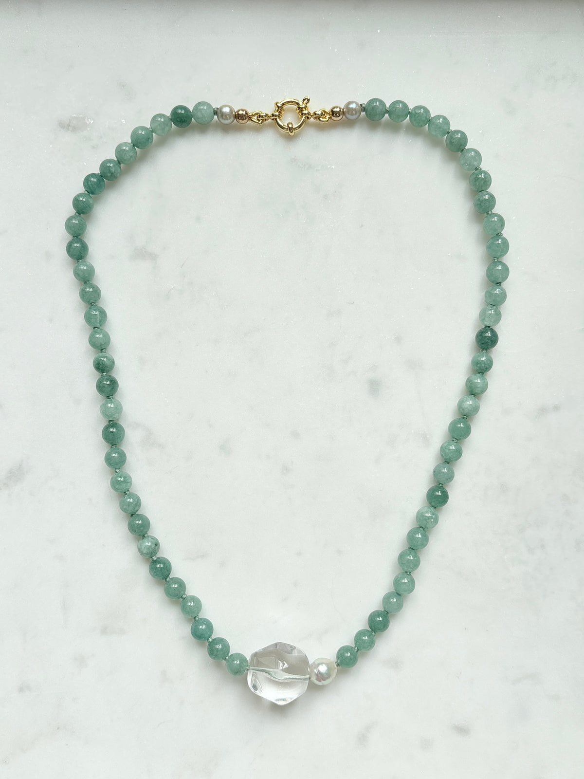 Pebble Pop Burmese Jade Necklace - Limited