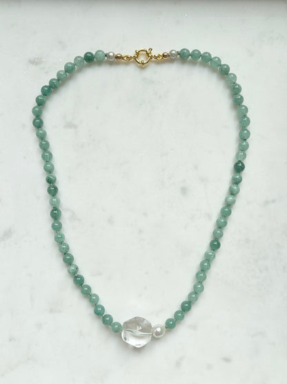Pebble Pop Burmese Jade Necklace - Limited