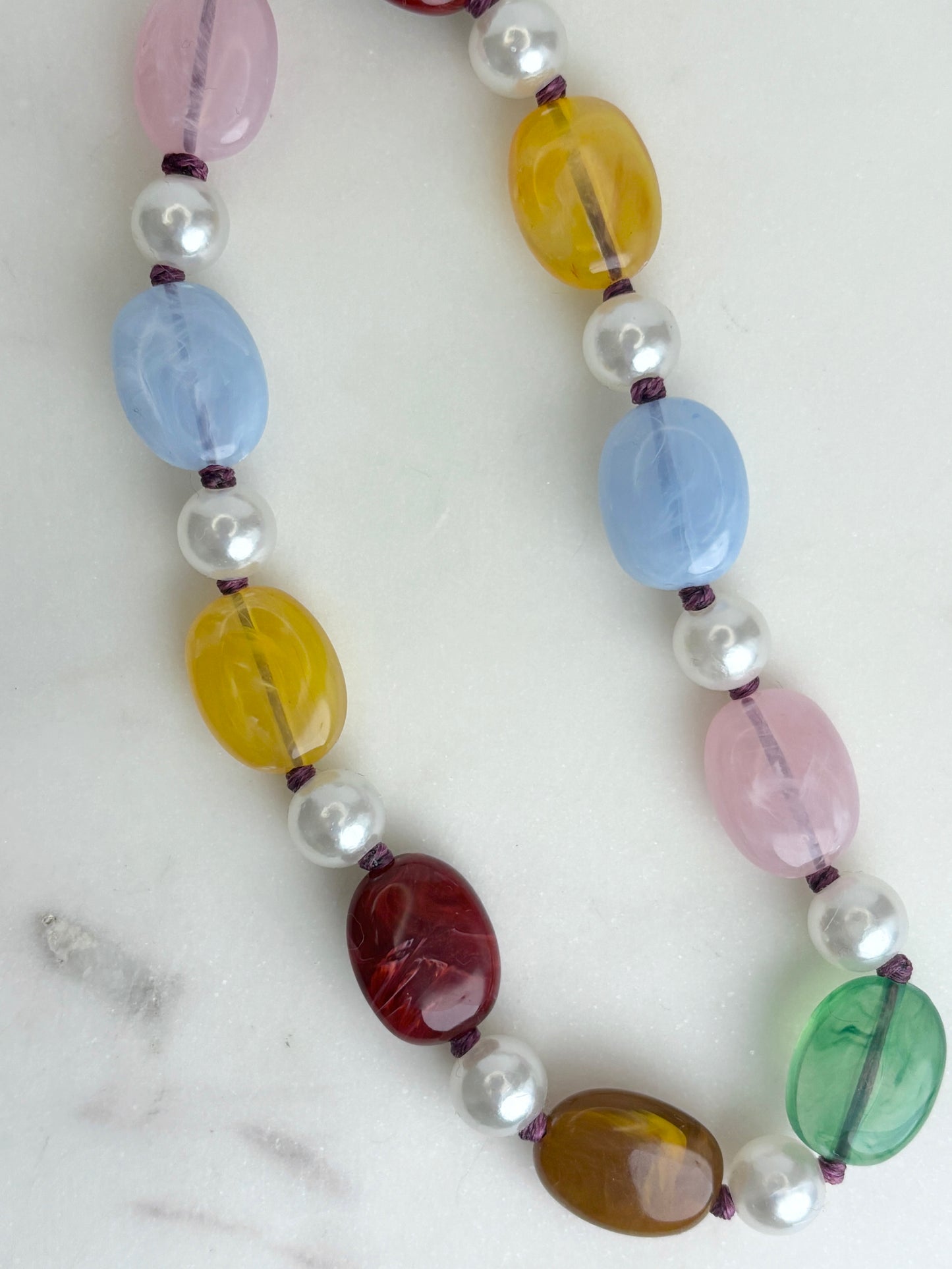 Pearly Candy Pebs Phone Chain