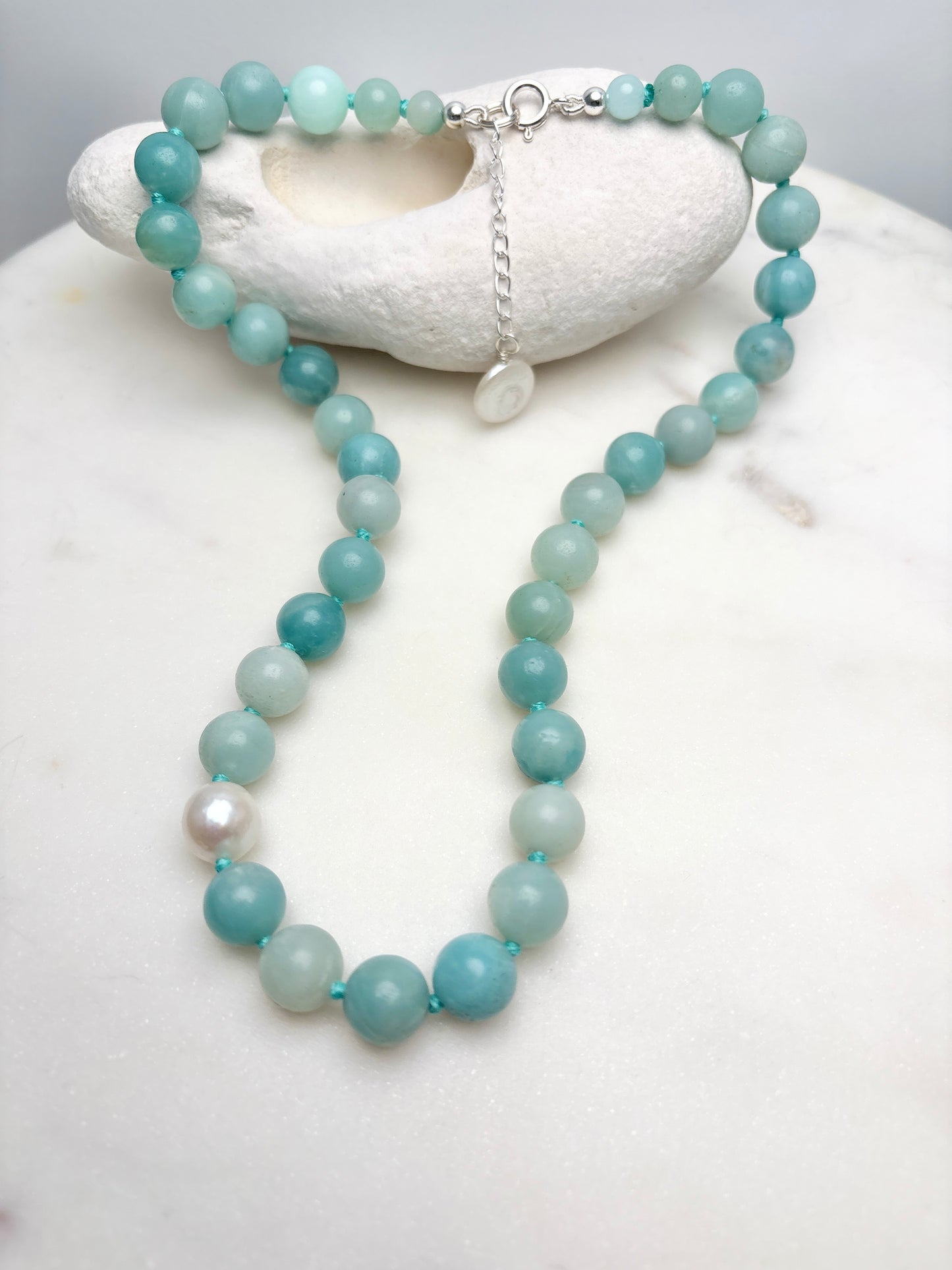 Amazonite O’Clock Necklace