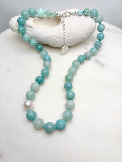 Amazonite O’Clock Necklace