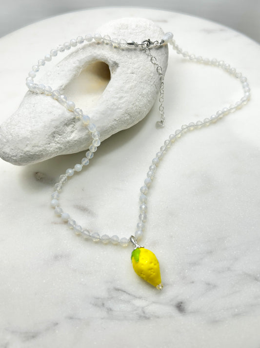 Fruit Gem Drops Opal Necklace
