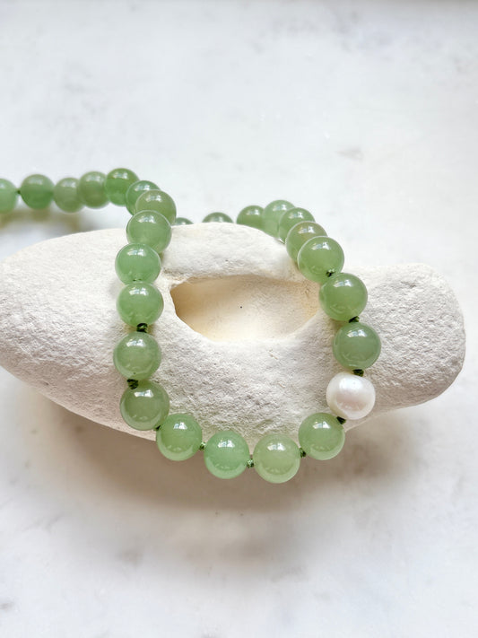 Aventurine O’Clock Necklace