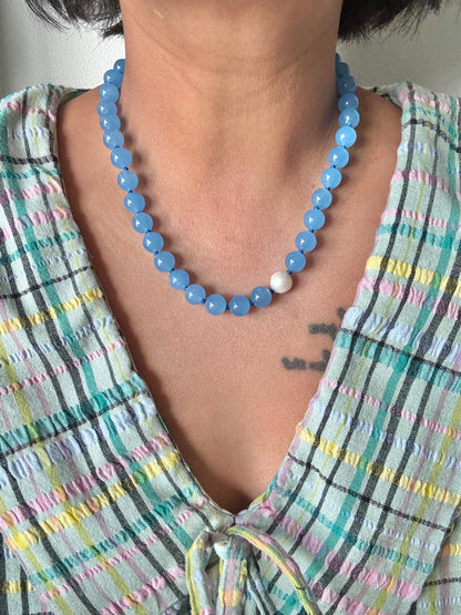 Aquamarine O’Clock Necklace