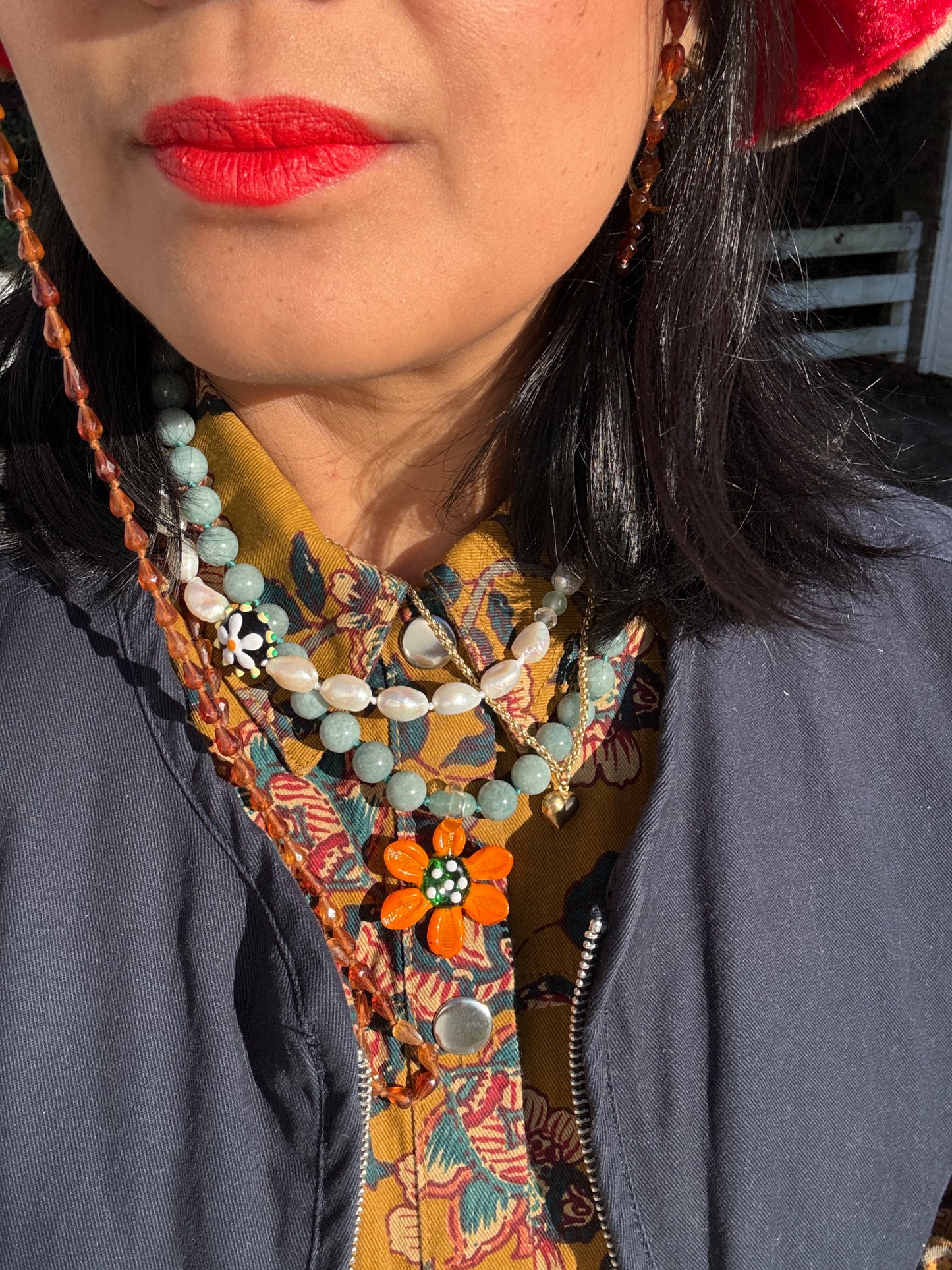 Whispers In Bloom Jade Necklace