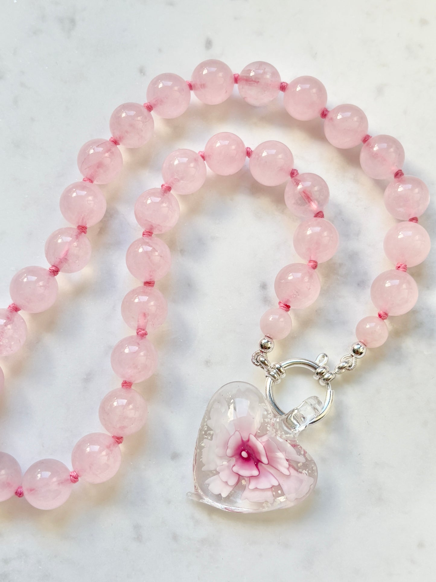 Heart In Bloom Pendant - One Of A Kind