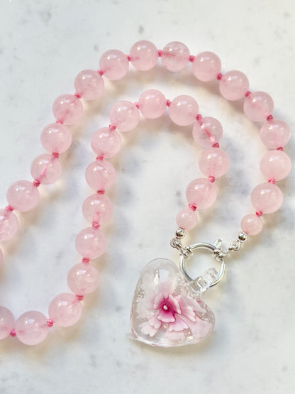 Heart In Bloom Pendant - One Of A Kind