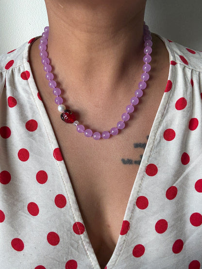 Strawberry Fruit Loops Necklace