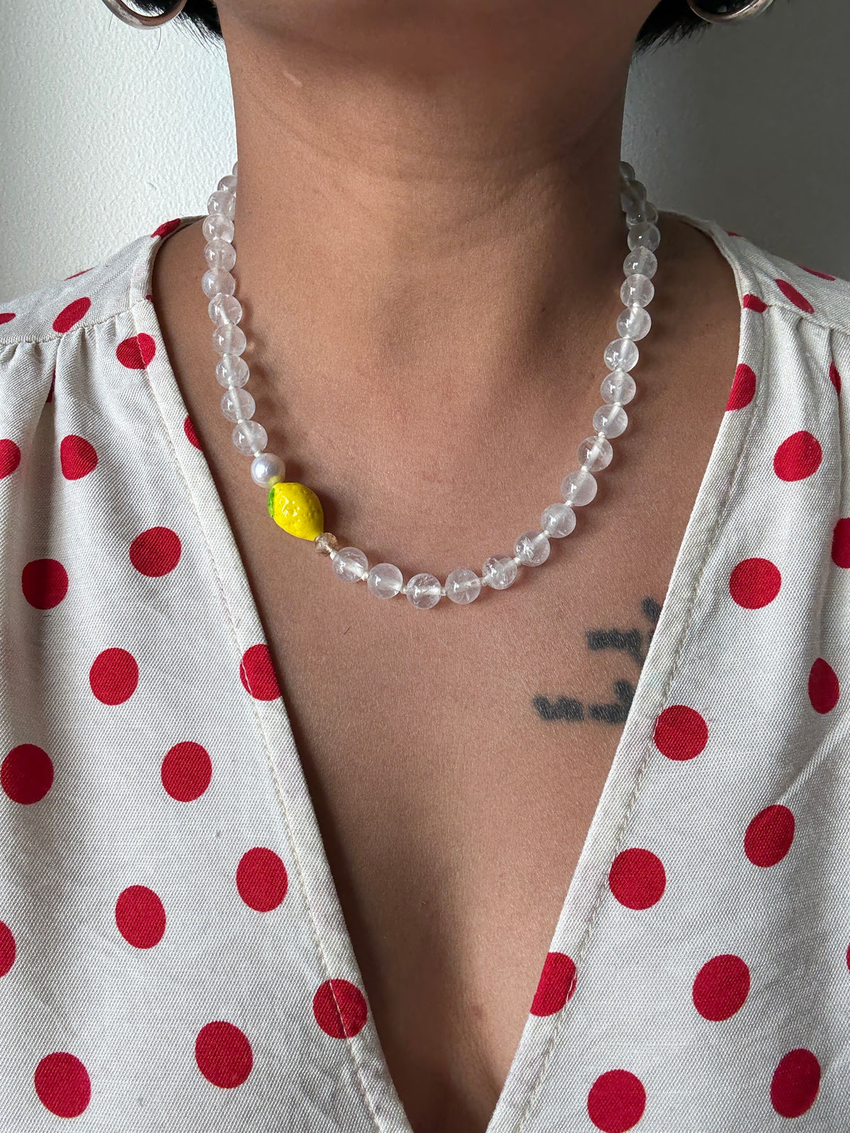 Lemon Fruit Loops Necklace - Limited