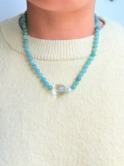 Pebble Pop Burmese Jade Necklace - Limited