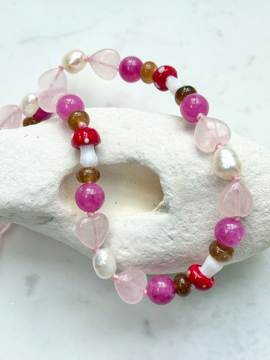 Toadstool Love Necklace