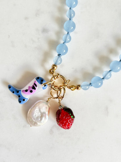 Bootiful Strawberry Bites Necklace