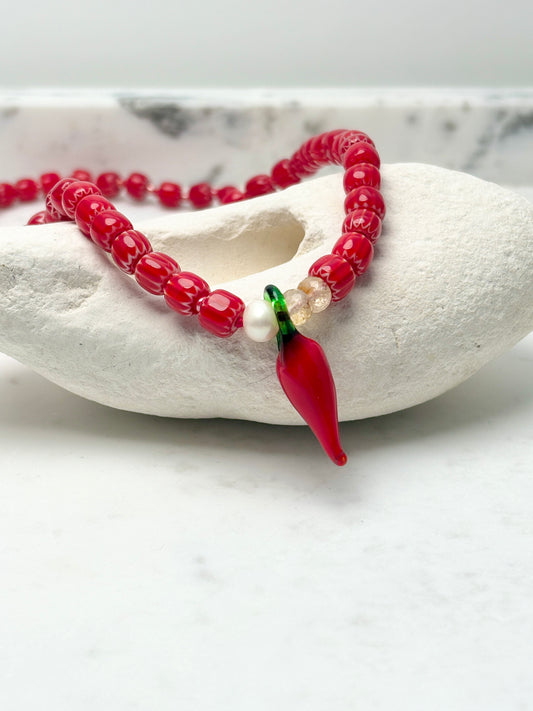 Hot Chilli Charm Necklace